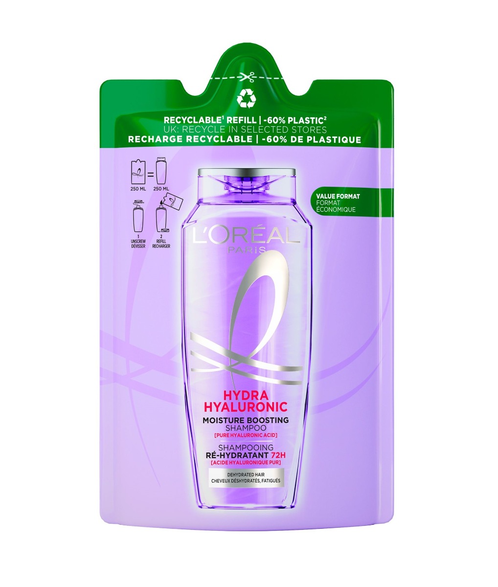 Loréal Paris Elseve Hyaluron Plump šampon náhradní náplň 250 ml Loréal Paris