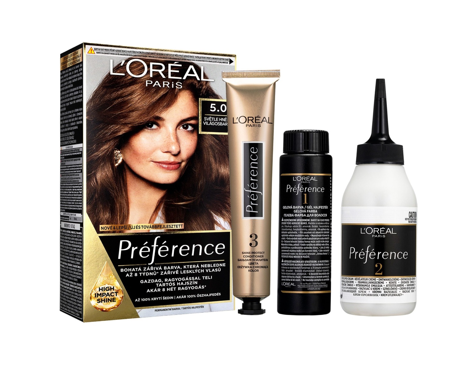 Loréal Paris Preference 5.0 světle hnědá Loréal Paris