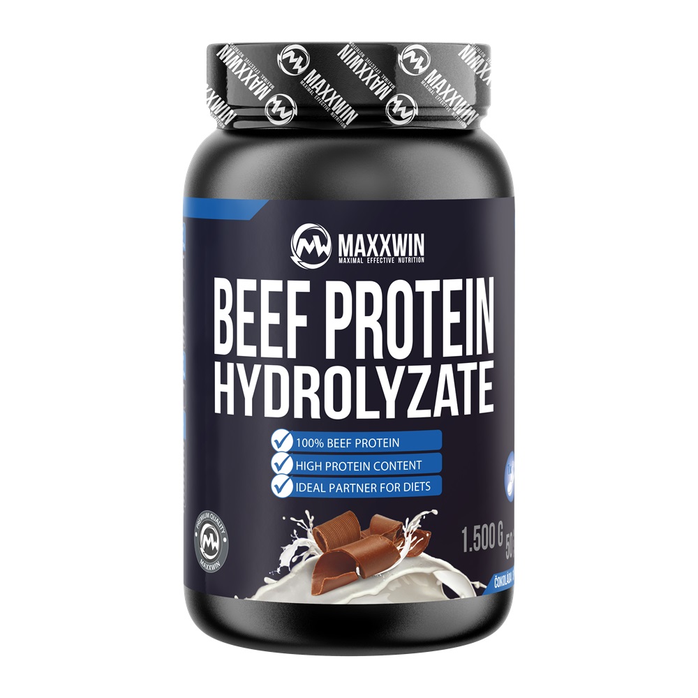 MAXXWIN BEEF PROTEIN HYDROLYZATE 1500 g čokoláda MAXXWIN