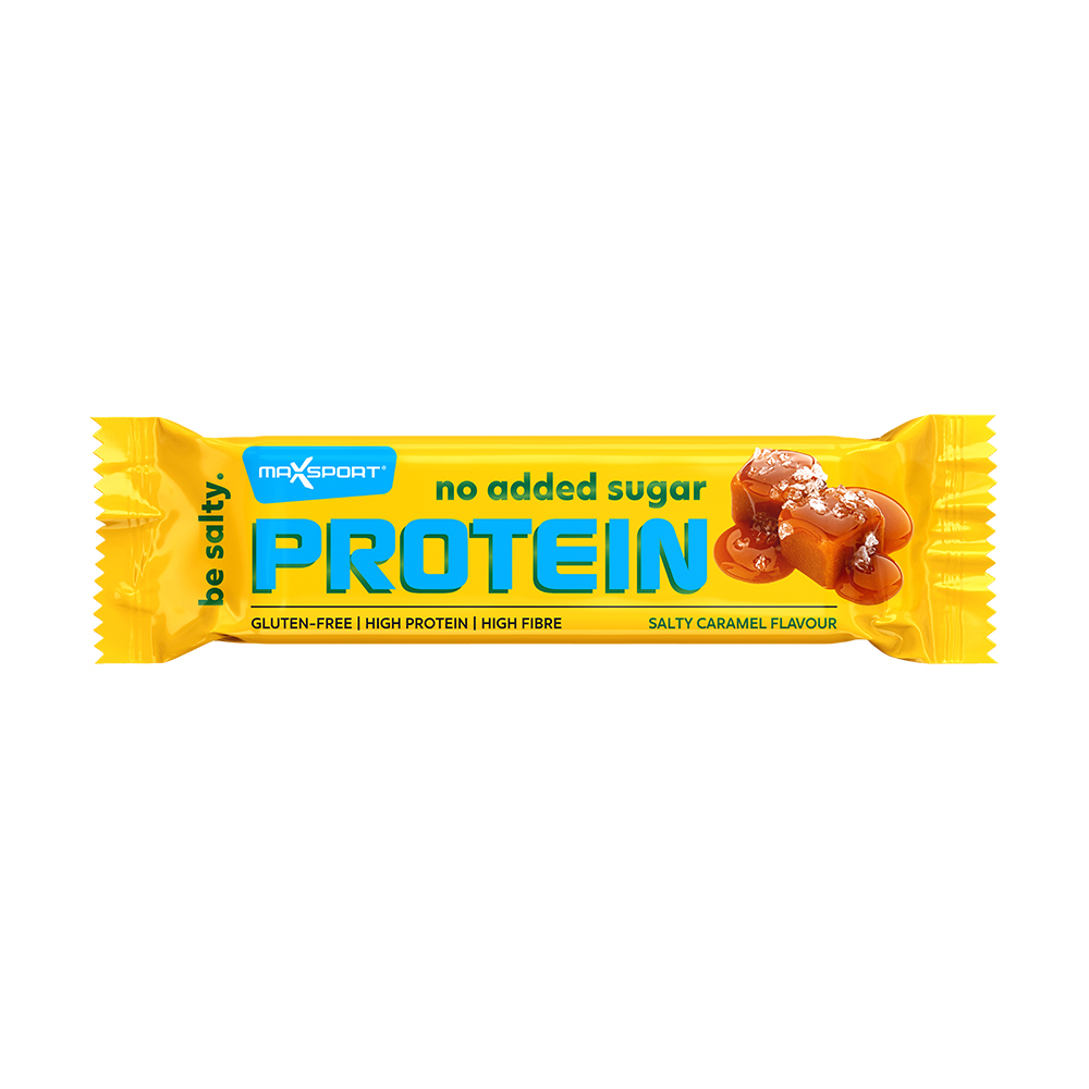 Max Sport No Added Sugar Proteinová tyčinka slaný karamel 40 g Max Sport