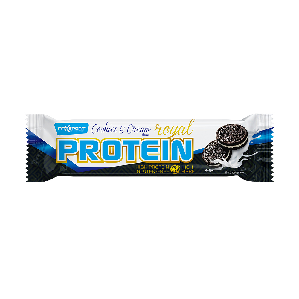 Max Sport Royal Proteinová tyčinka cookies&cream 60 g Max Sport