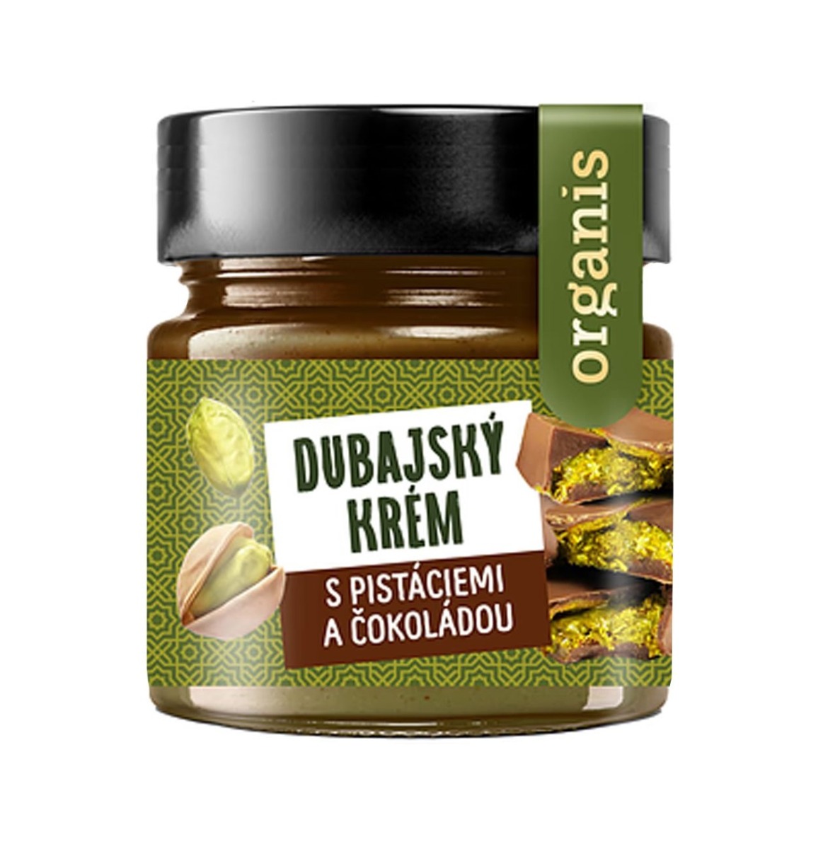 Organis Dubajský krém s pistáciemi a čokoládou 240 g Organis