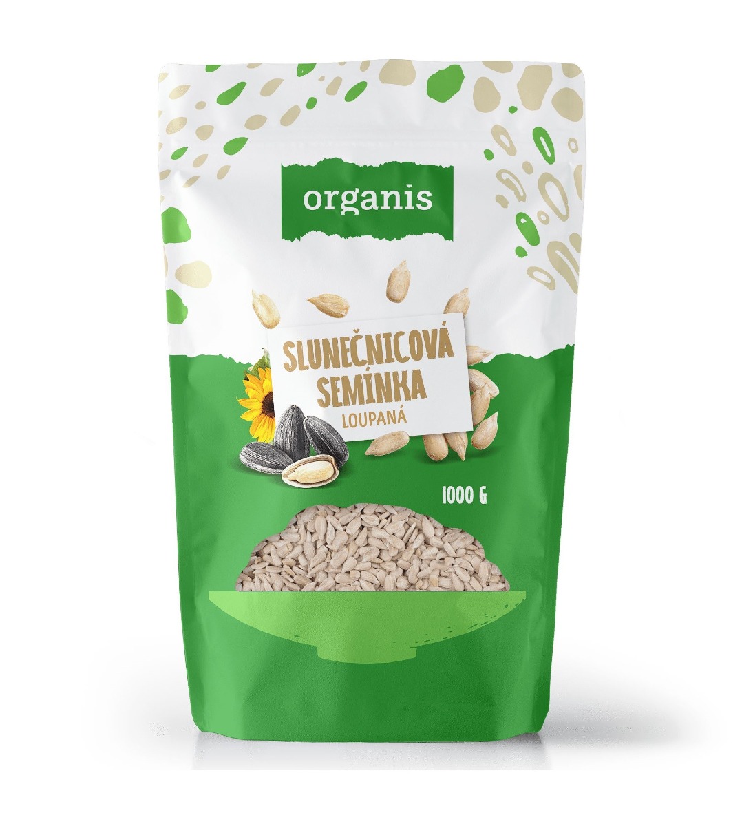 Organis Slunečnicová semínka loupaná 1000 g Organis