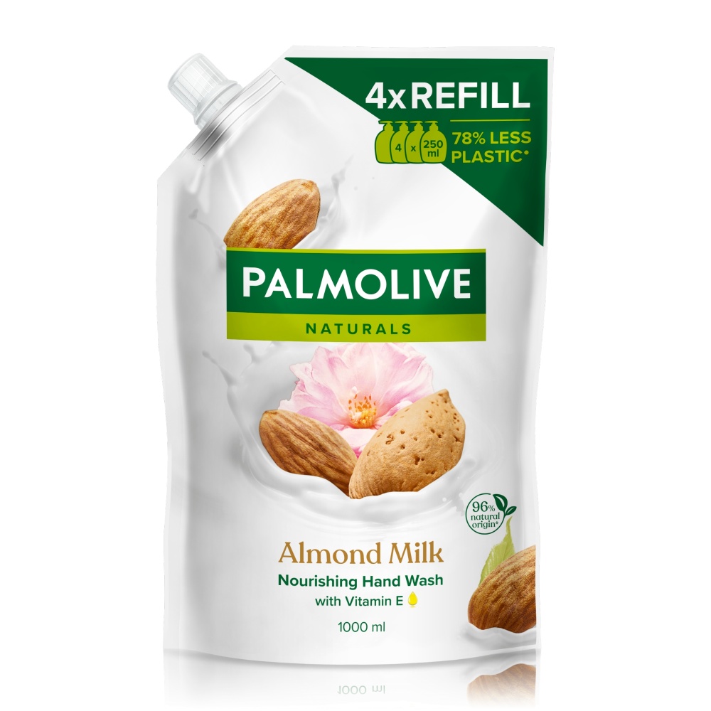 Palmolive Naturals Almond & Milk tekuté mýdlo náhradní náplň 1000 ml Palmolive