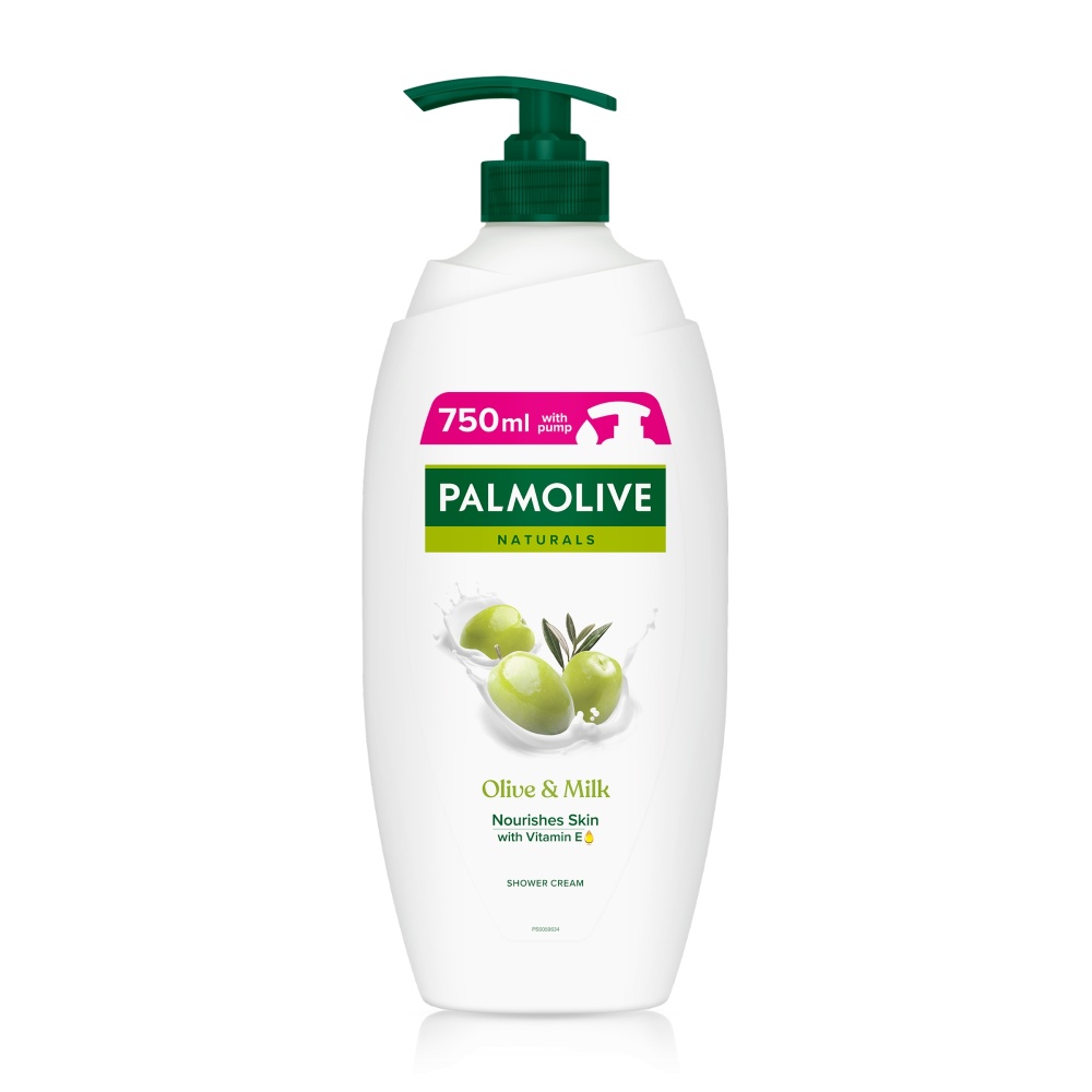 Palmolive Naturals Olive & Milk Sprchový krém pumpa 750 ml Palmolive
