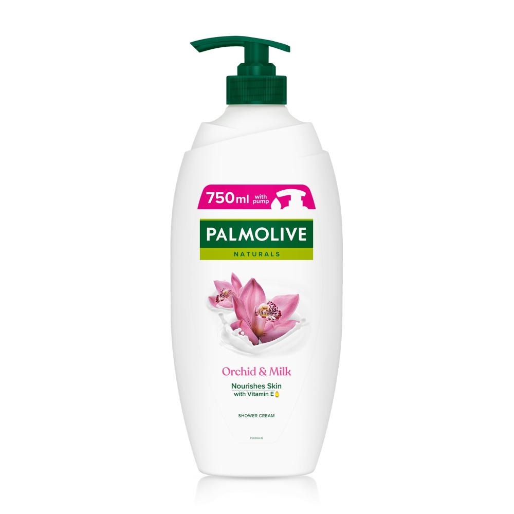 Palmolive Naturals Orchid & Milk sprchový krém pumpa 750 ml Palmolive