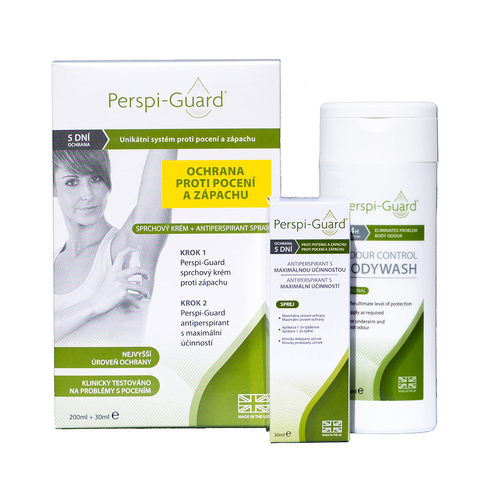 Perspi-Guard Sprchový krém a antiperspirant ve spreji sada 2 ks Perspi-Guard