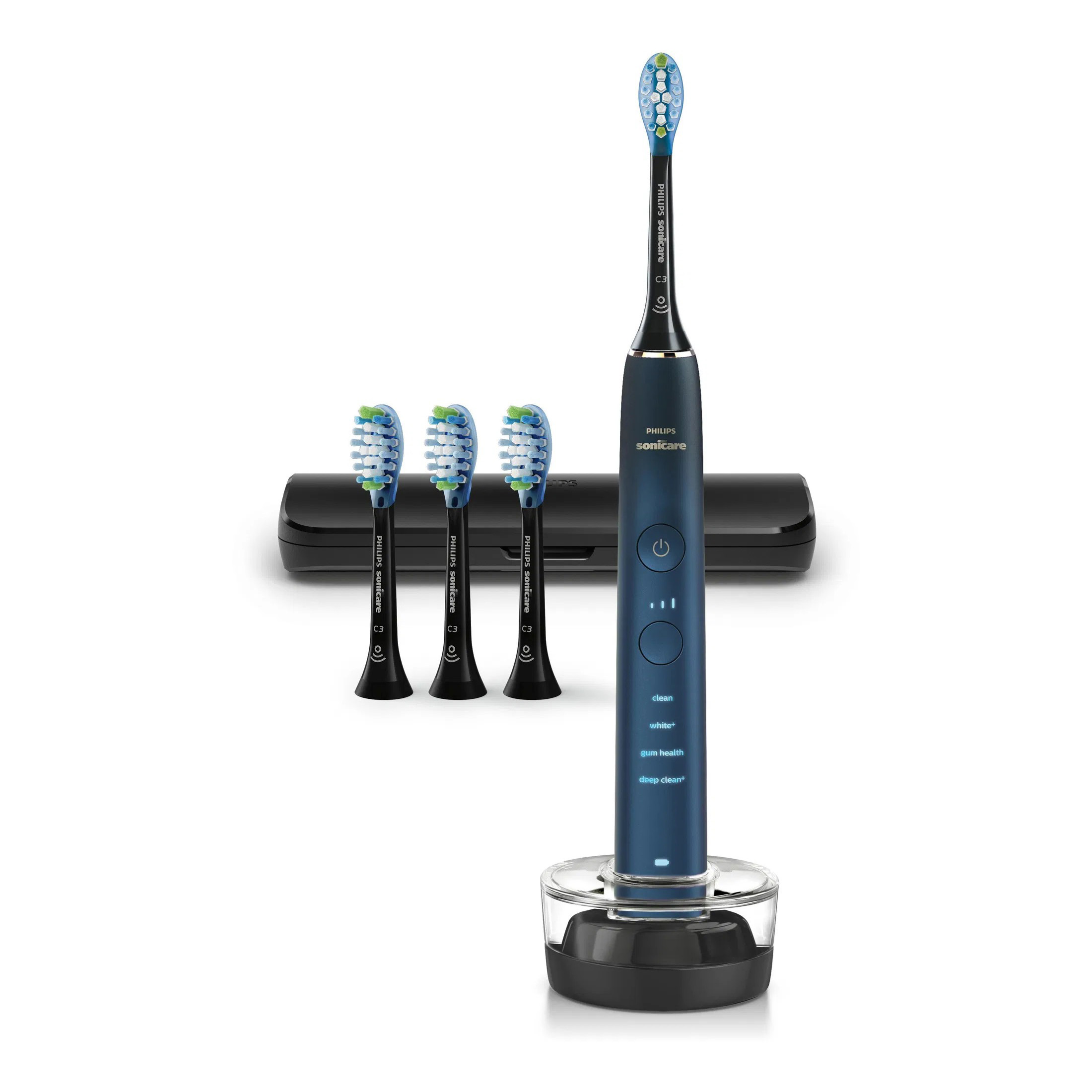 Philips Sonicare DiamondClean 9000 HX9911/89 sonický zubní kartáček nové generace + 4x náhradní hlavice Philips Sonicare