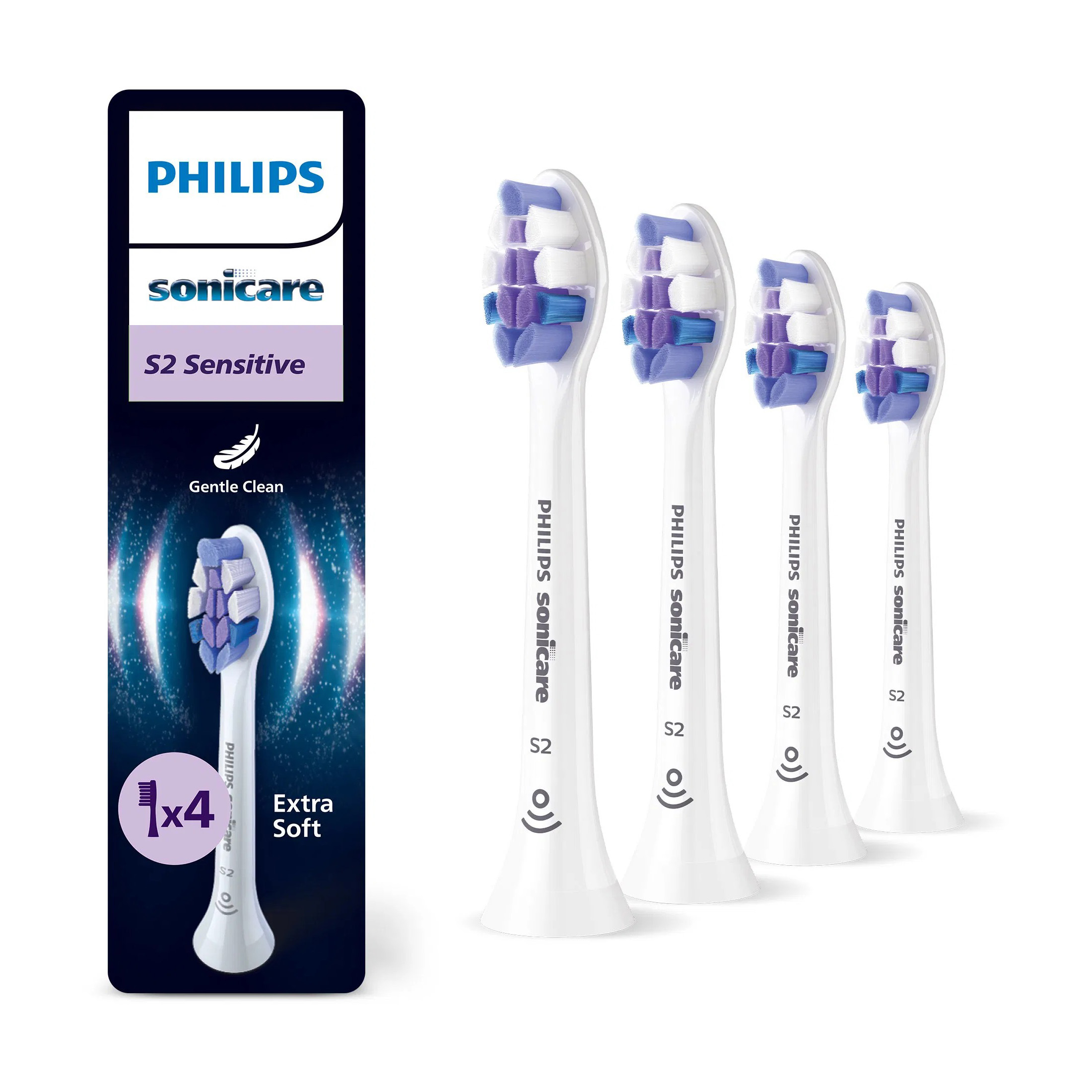 Philips Sonicare Sensitive Standard HX6054/87 náhradní hlavice 4 ks Philips Sonicare