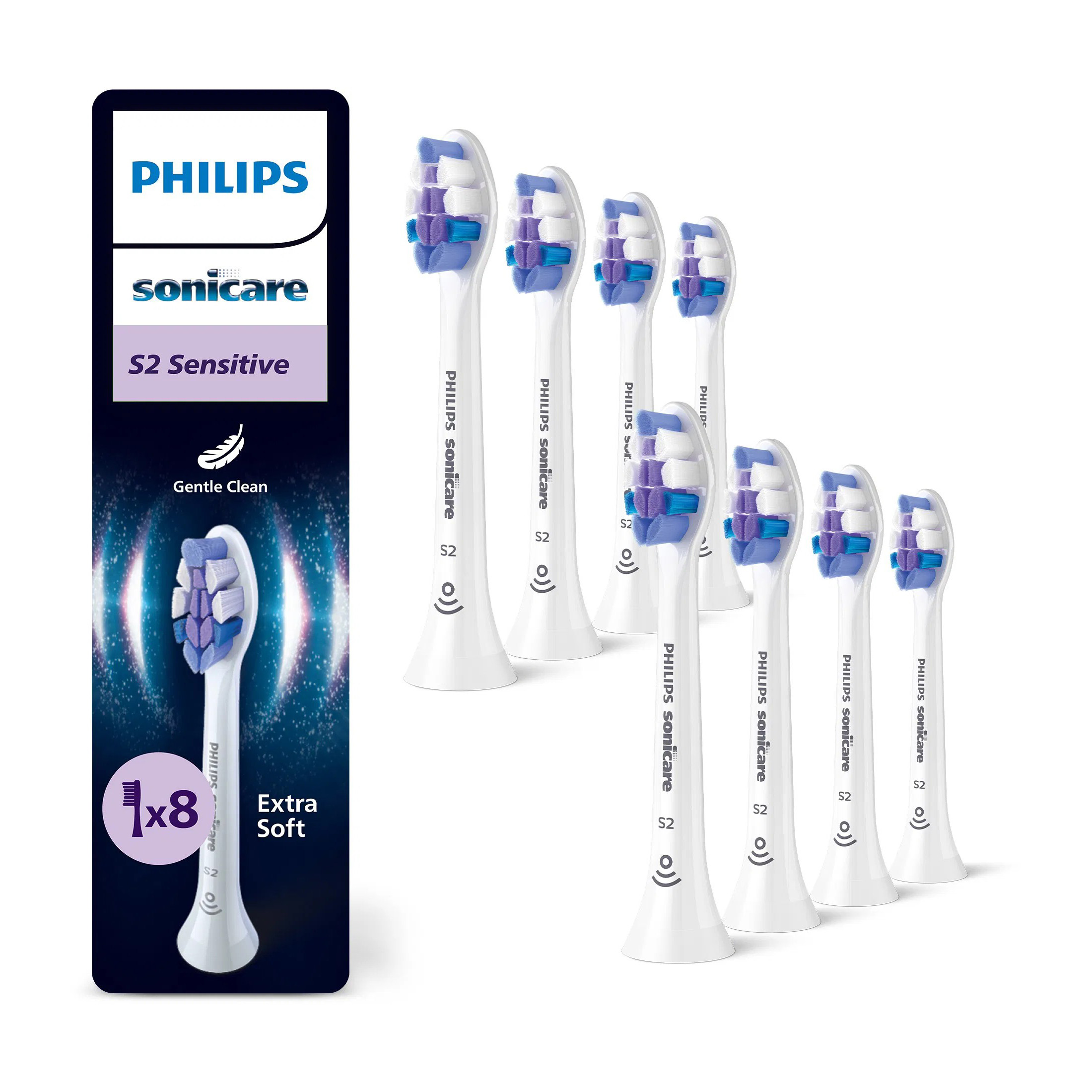 Philips Sonicare Sensitive Standard HX6058/87 náhradní hlavice 8 ks Philips Sonicare