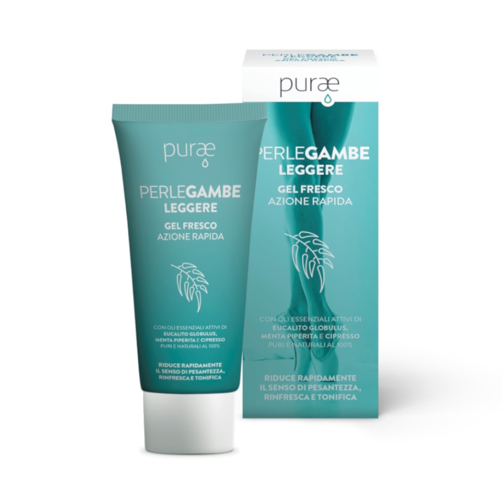 Purae Perlegambe Osvěžující gel na nohy s esenciálními oleji 100 ml Purae