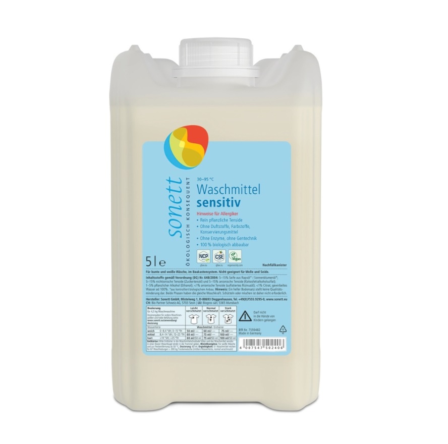 Sonett Prací gel Sensitive 5 l Sonett