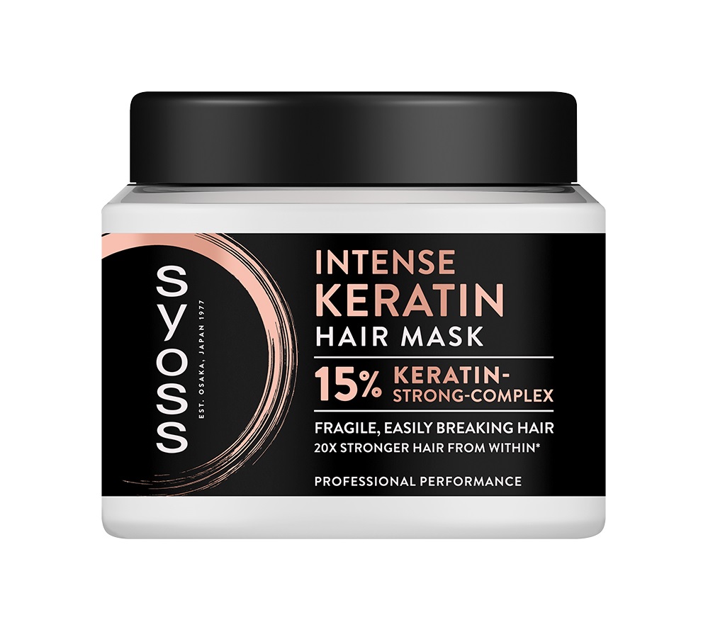 Syoss Intense Keratin maska na vlasy 400 ml Syoss