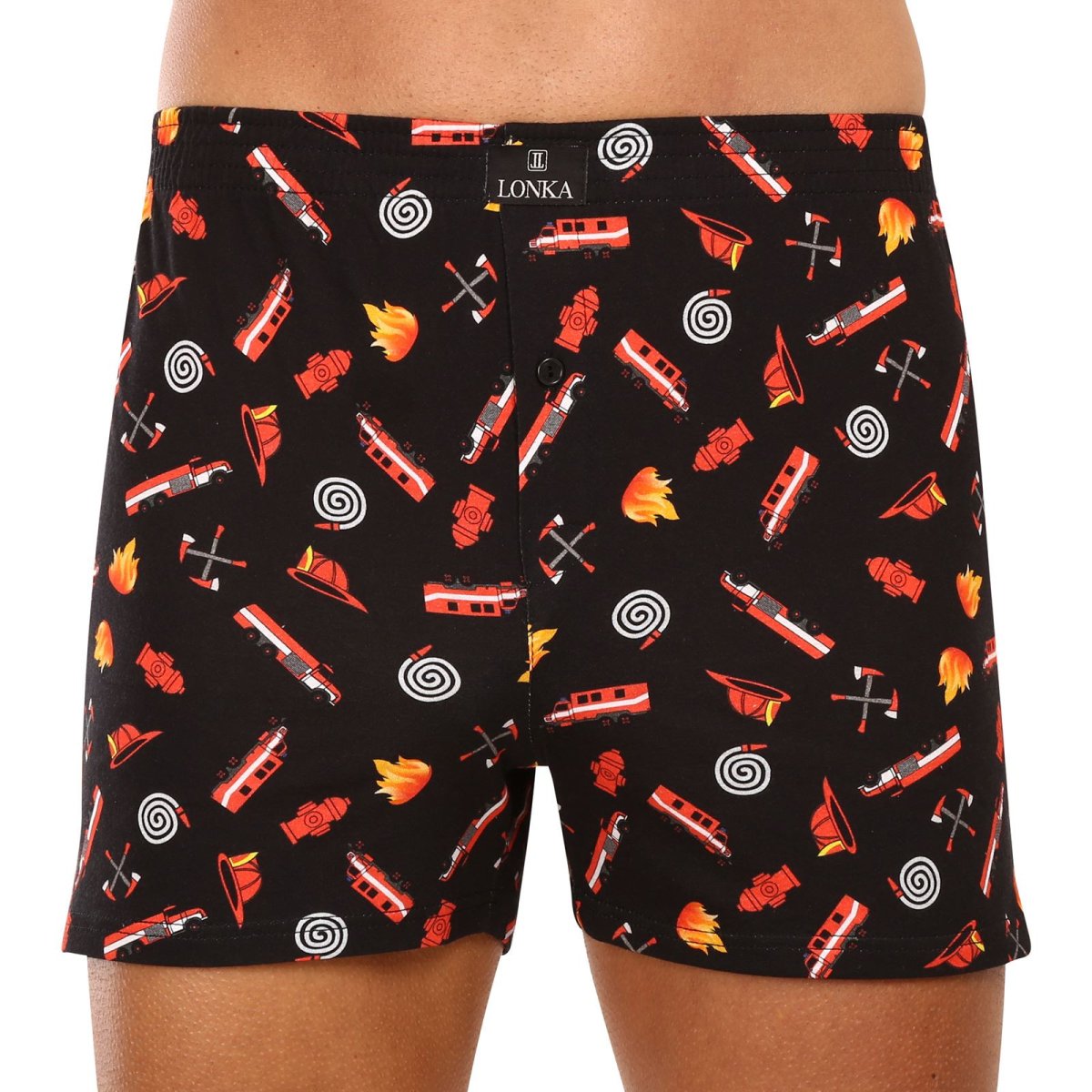 VoXX Pánské trenky vícebarevné (Karlos - fireman) XL VoXX