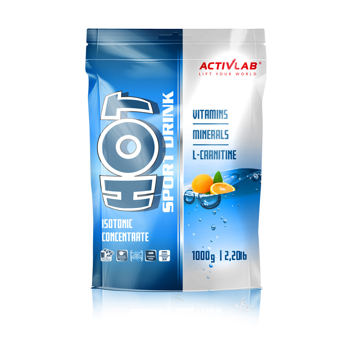 Activlab HotSport Iontový nápoj pomeranč 1000 g Activlab