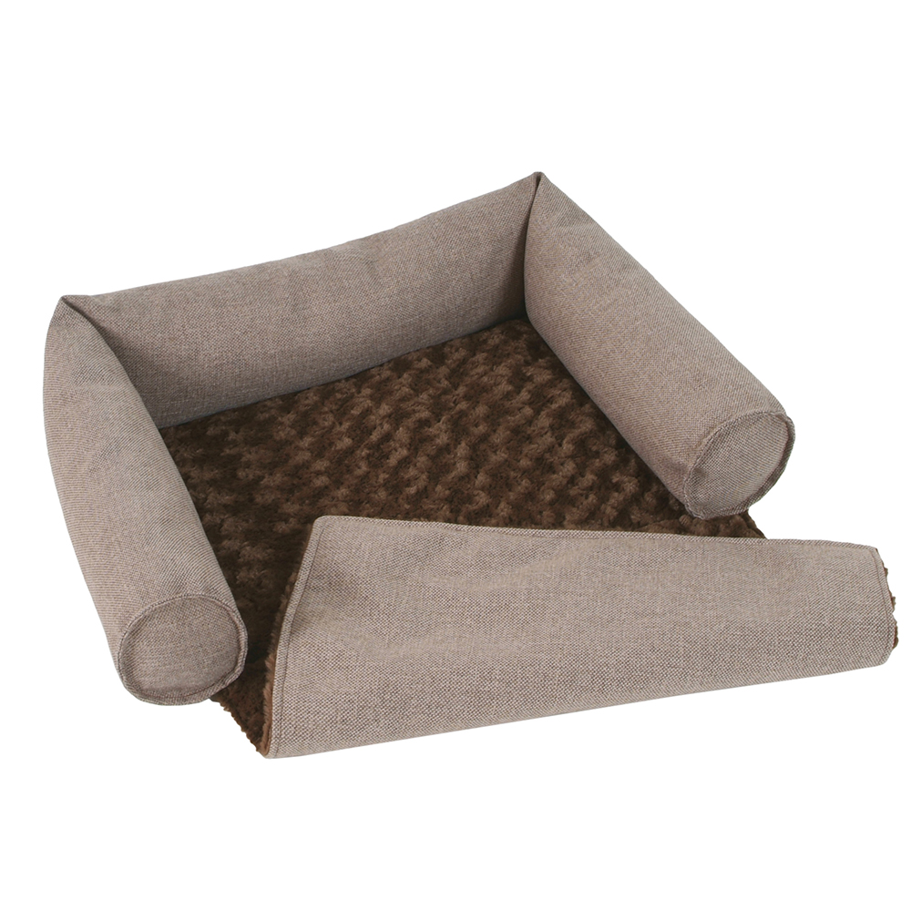 Akinu HUGS Pelech na sedačku pro psy světle hnědý 80 x 55 cm Akinu