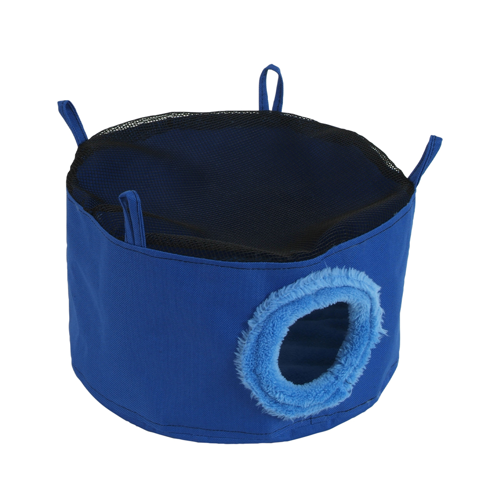 Akinu HUGS Závěsný domeček pro hlodavce modrý ⌀ 30 cm x 12 cm Akinu