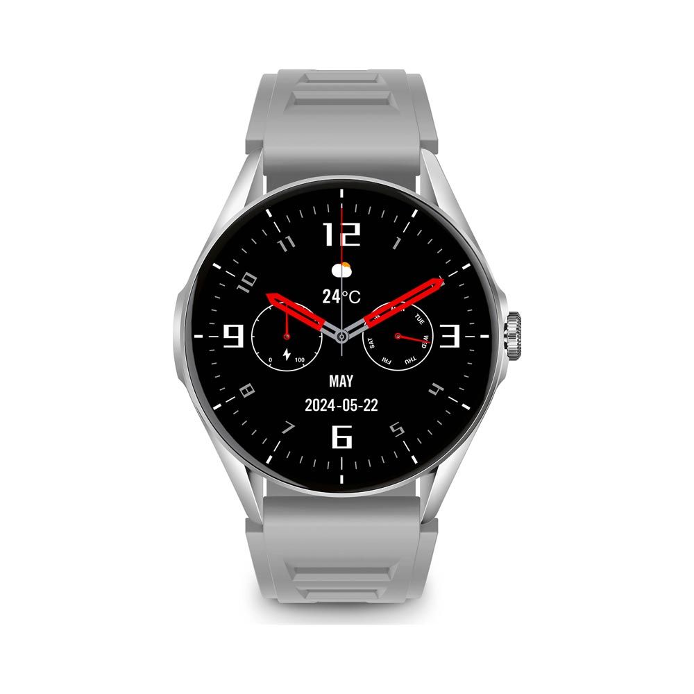 Aligator Smart Watch AMOLED chytré hodinky silver Aligator