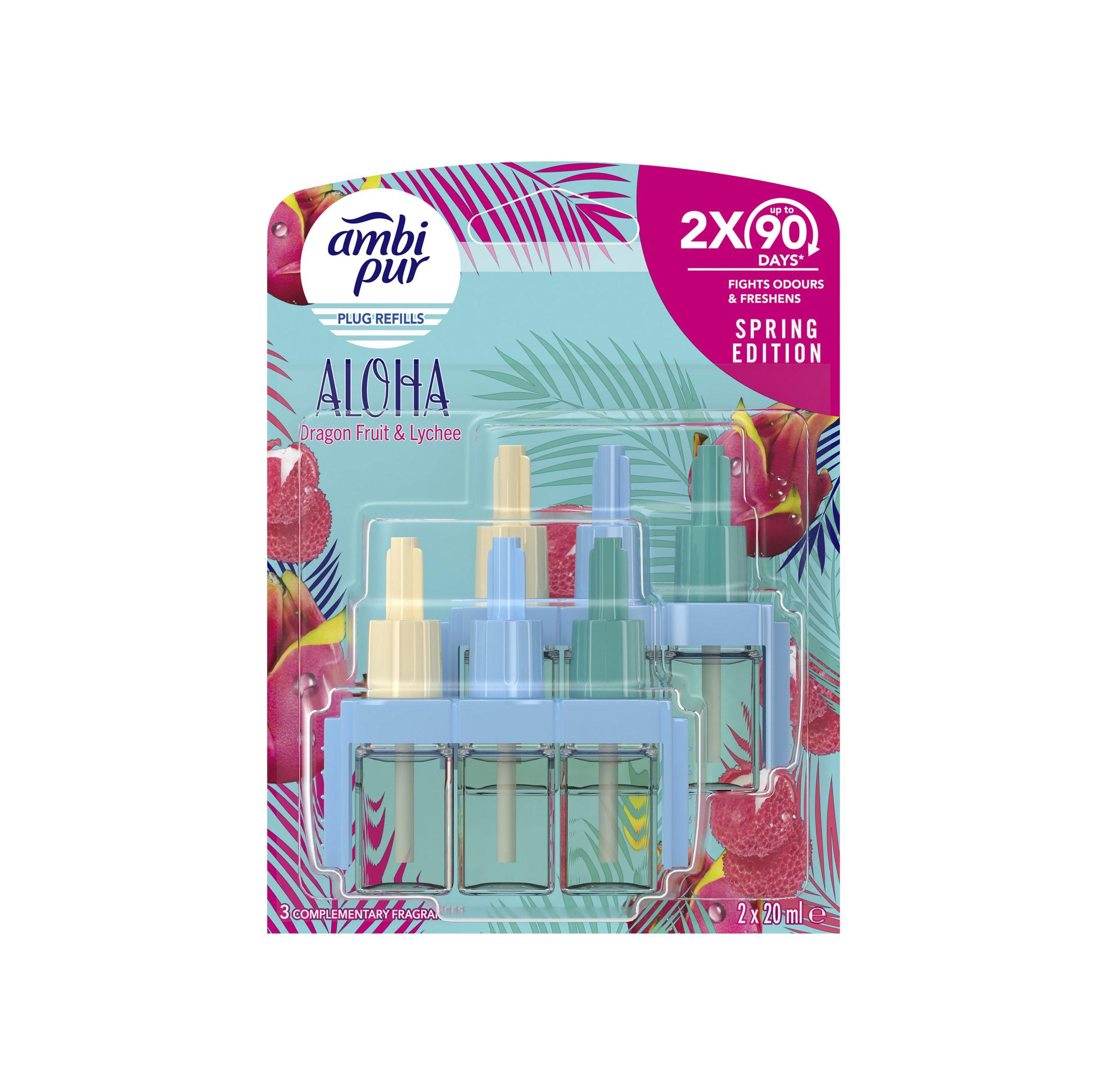 Ambi Pur 3volution Aloha náhradní náplň 2x20 ml Ambi Pur