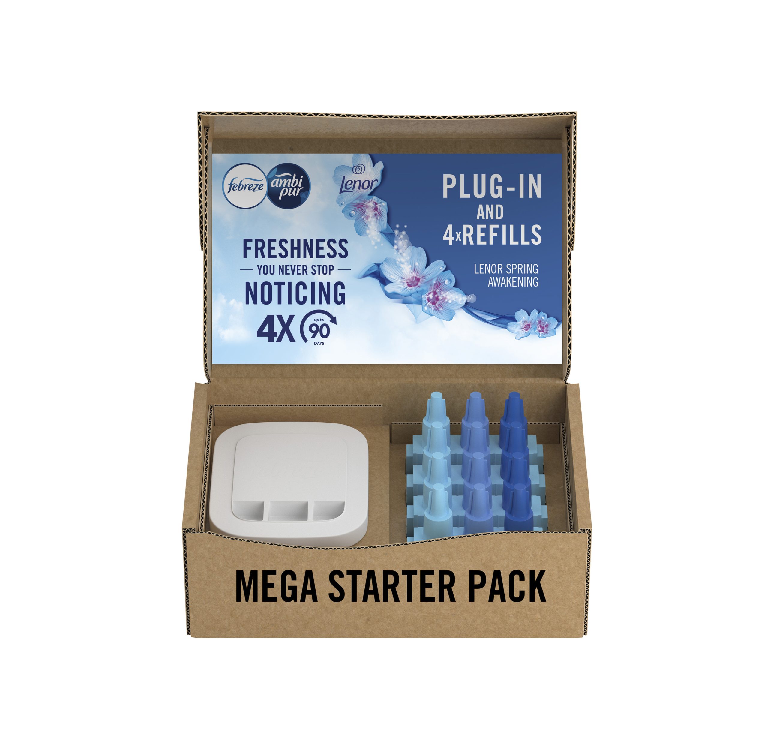 Ambi Pur 3volution Spring Awakening starter set strojek a náplň 4x20 ml Ambi Pur