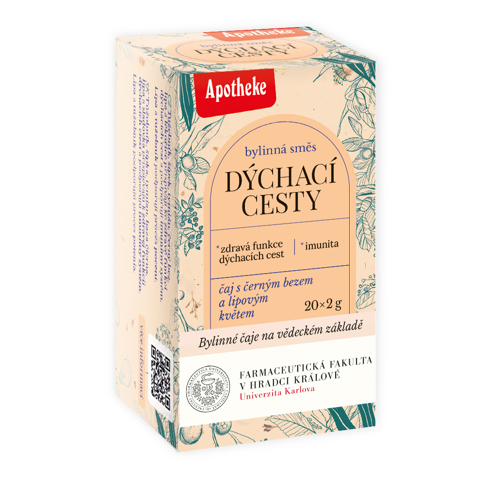 Apotheke Farmaceutická fakulta Dýchací cesty porcovaný čaj 20x2 g Apotheke