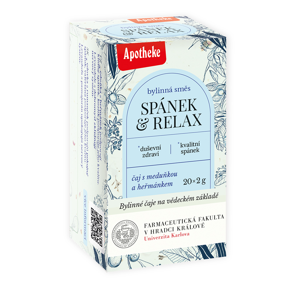 Apotheke Farmaceutická fakulta Spánek a relax porcovaný čaj 20x2 g Apotheke