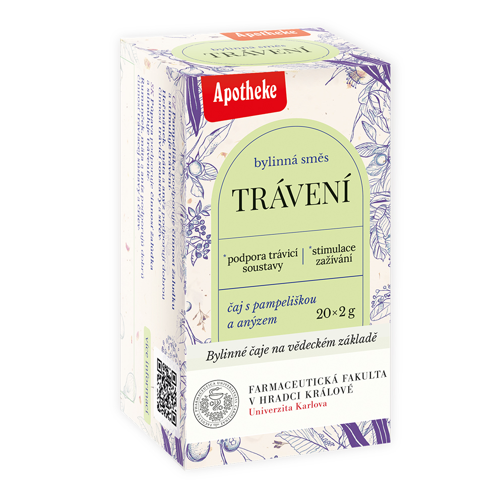 Apotheke Farmaceutická fakulta Trávení porcovaný čaj 20x2 g Apotheke