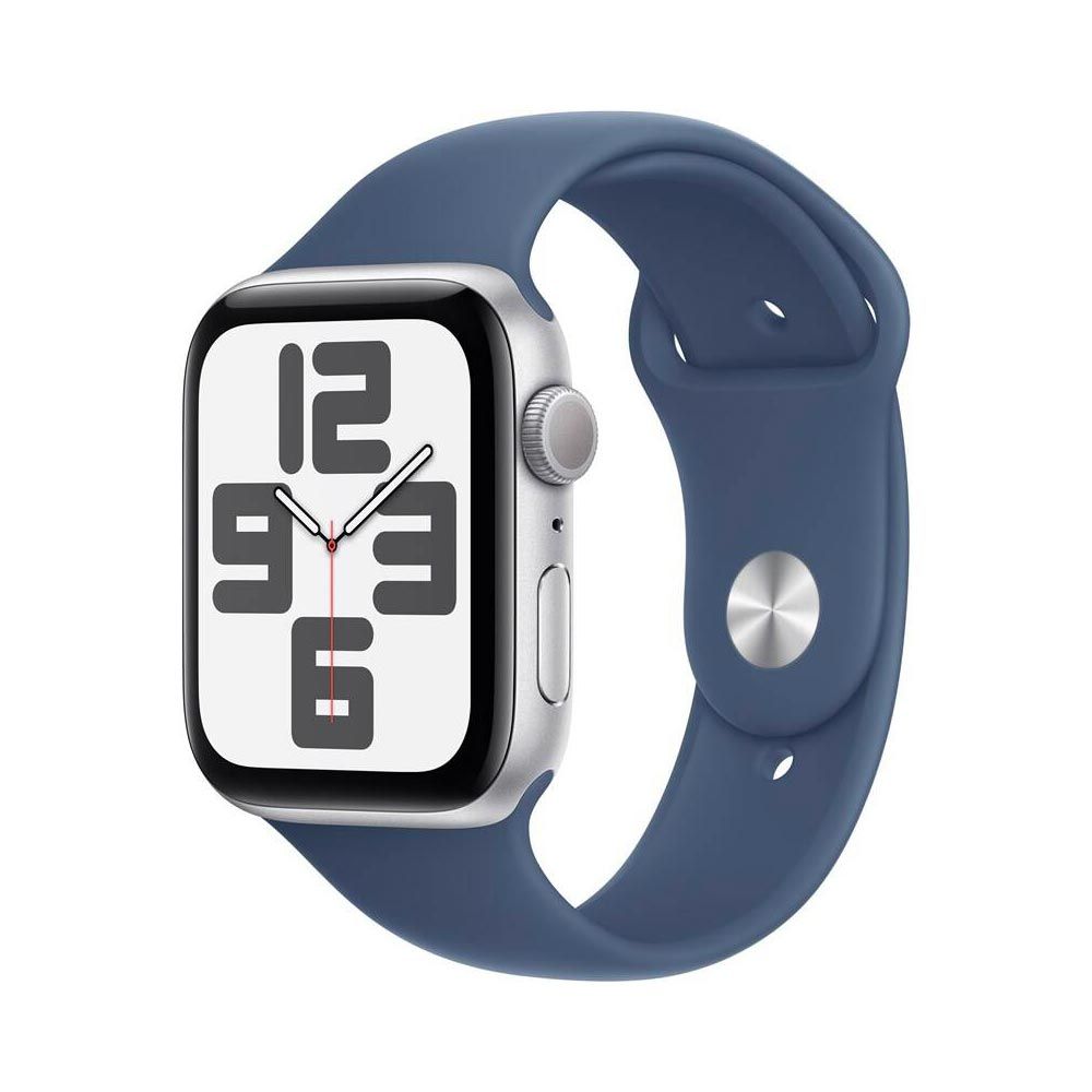 Apple Watch SE 40 mm S/M sport band chytré hodinky silver/denim Apple
