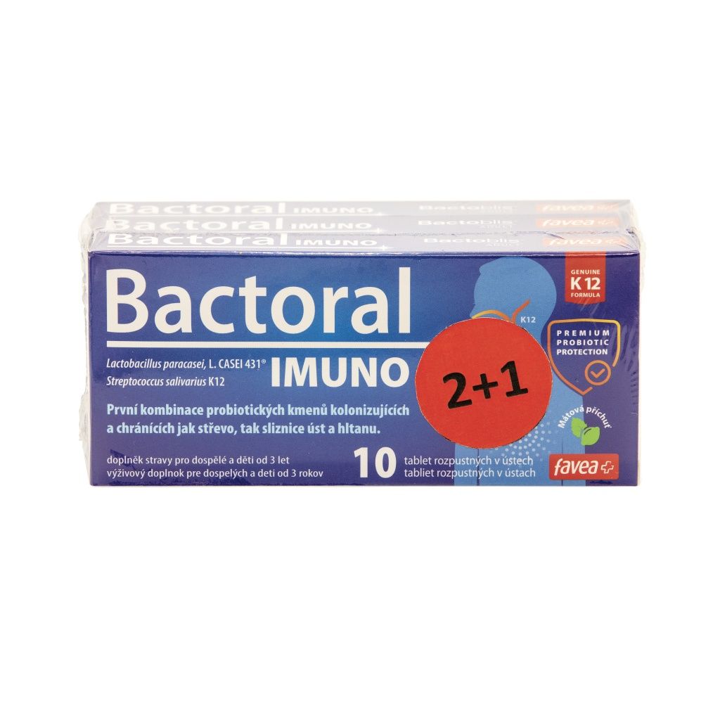 Bactoral IMUNO 10 tablet 2+1 Bactoral