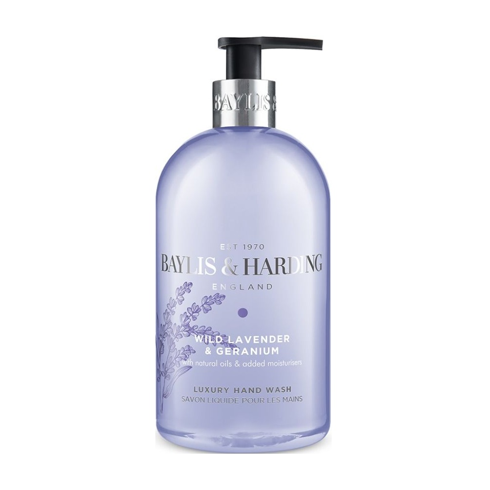 Baylis & Harding Tekuté mýdlo na ruce Levandule & Geranium 500 ml Baylis & Harding
