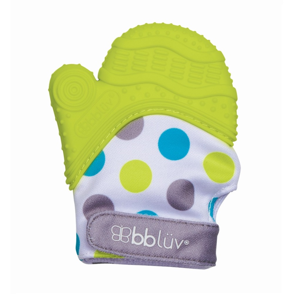 Bblüv Kousací rukavice Glüv 1 ks Lime Bblüv