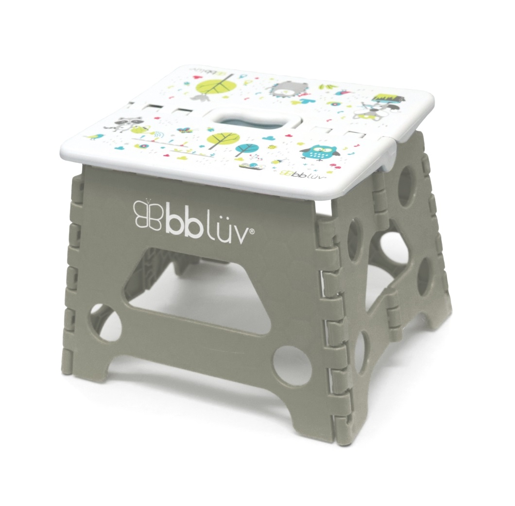 Bblüv Skládací stupínek Stëp 1 ks Grey Bblüv
