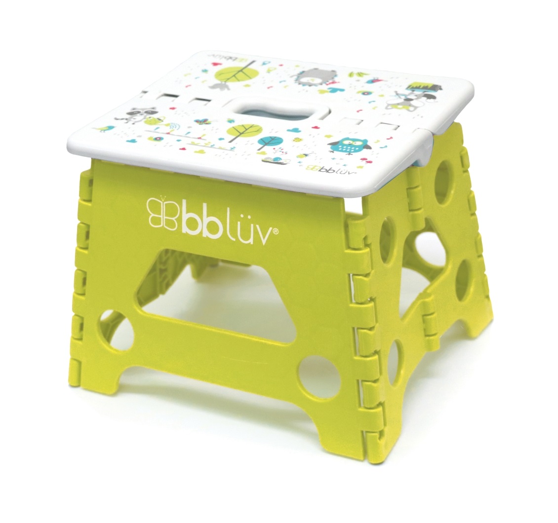 Bblüv Skládací stupínek Stëp 1 ks Lime Bblüv