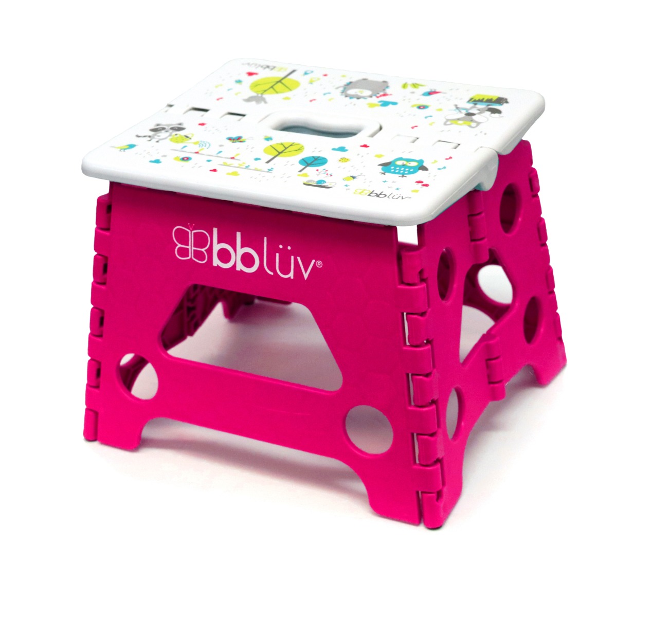 Bblüv Skládací stupínek Stëp 1 ks Pink Bblüv