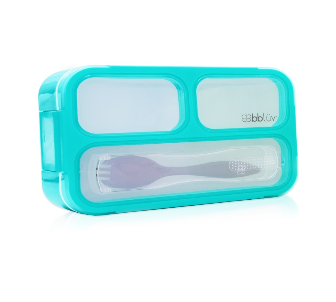 Bblüv Svačinový box Bentö sada Aqua Bblüv