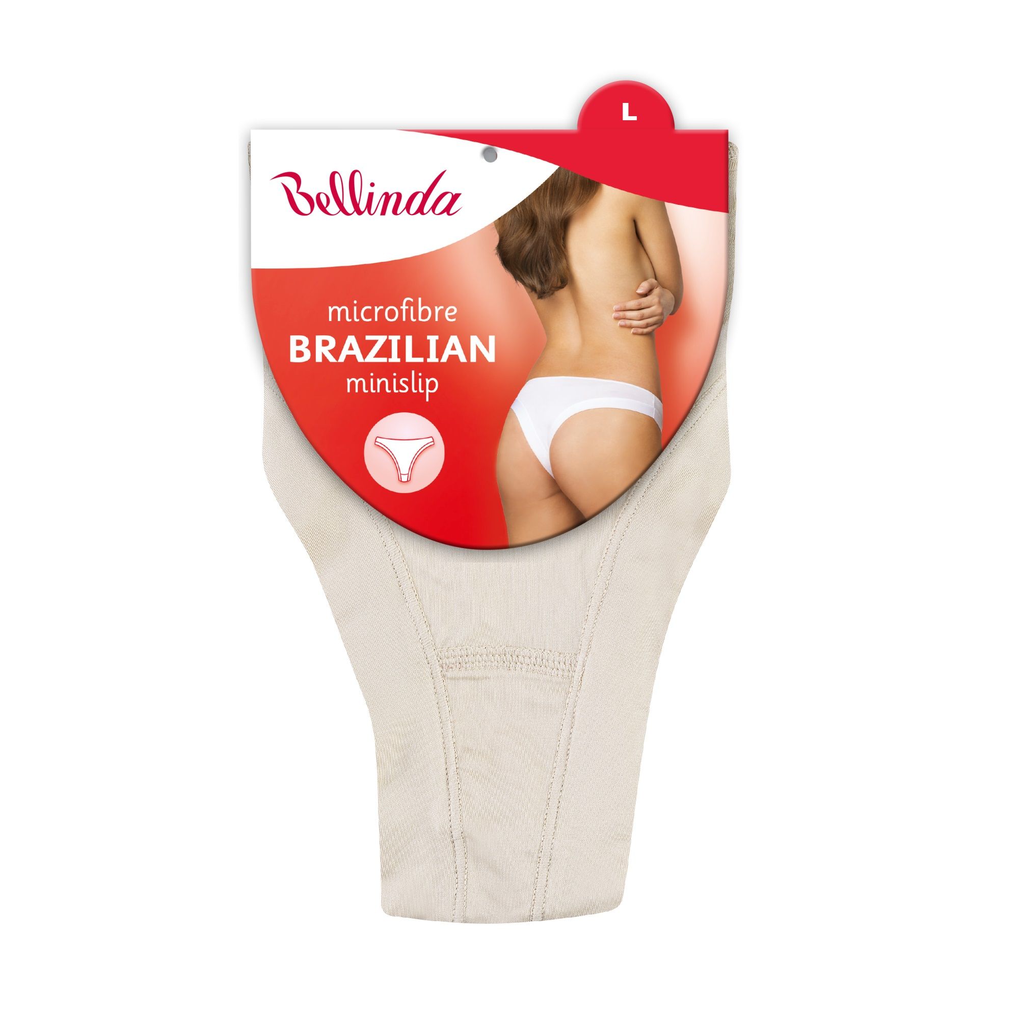 Bellinda Dámské kalhotky Brazilian vel. L 1 ks tělové Bellinda
