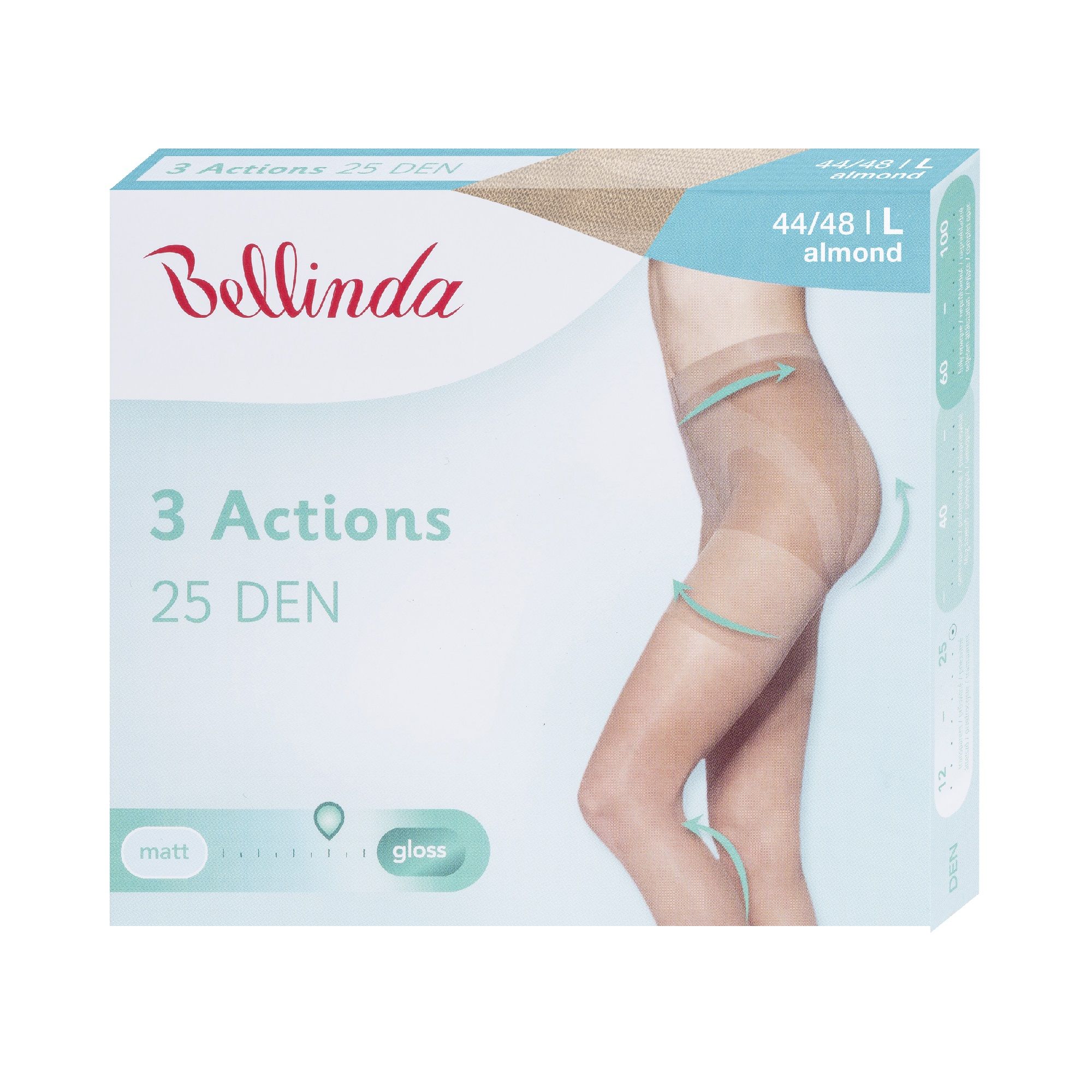 Bellinda Functional dámské formující punčochové kalhoty vel. L 1 ks tělové Bellinda