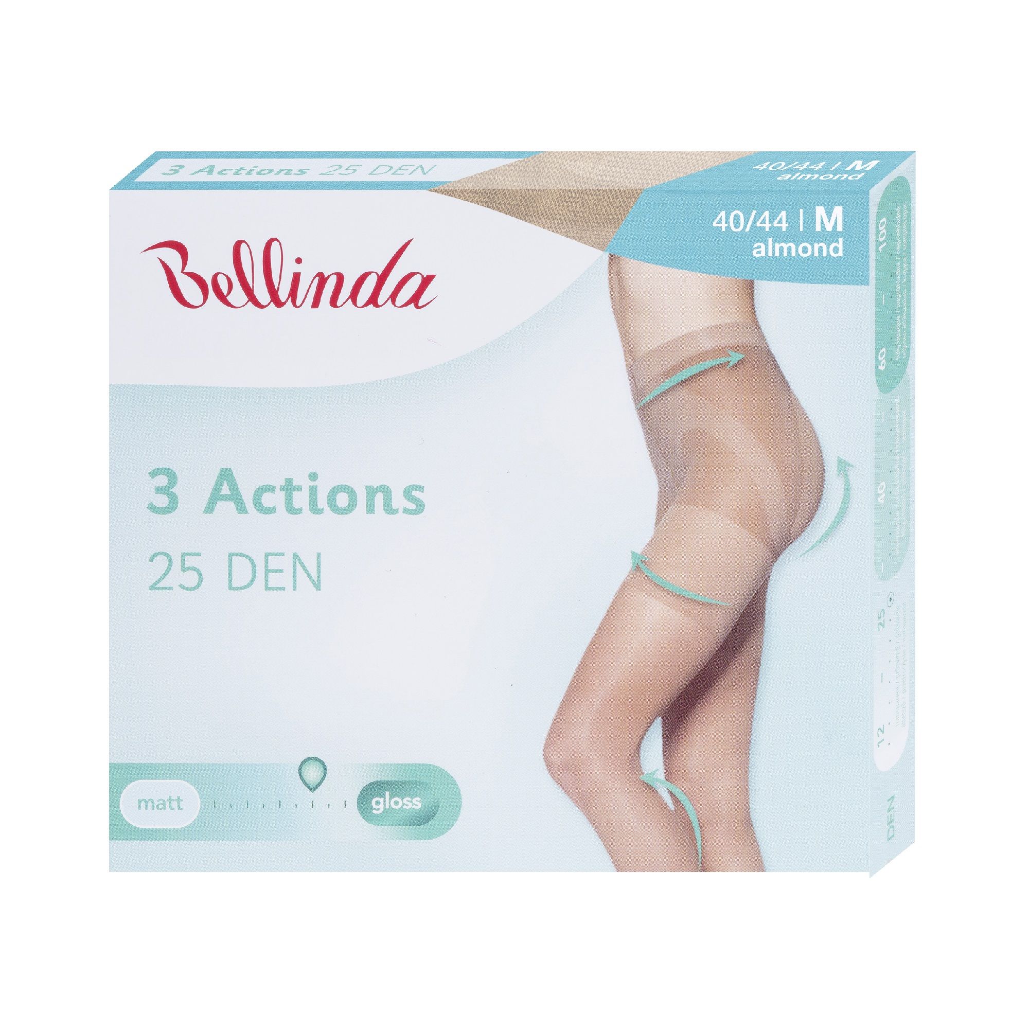 Bellinda Functional dámské formující punčochové kalhoty vel. M 1 ks tělové Bellinda