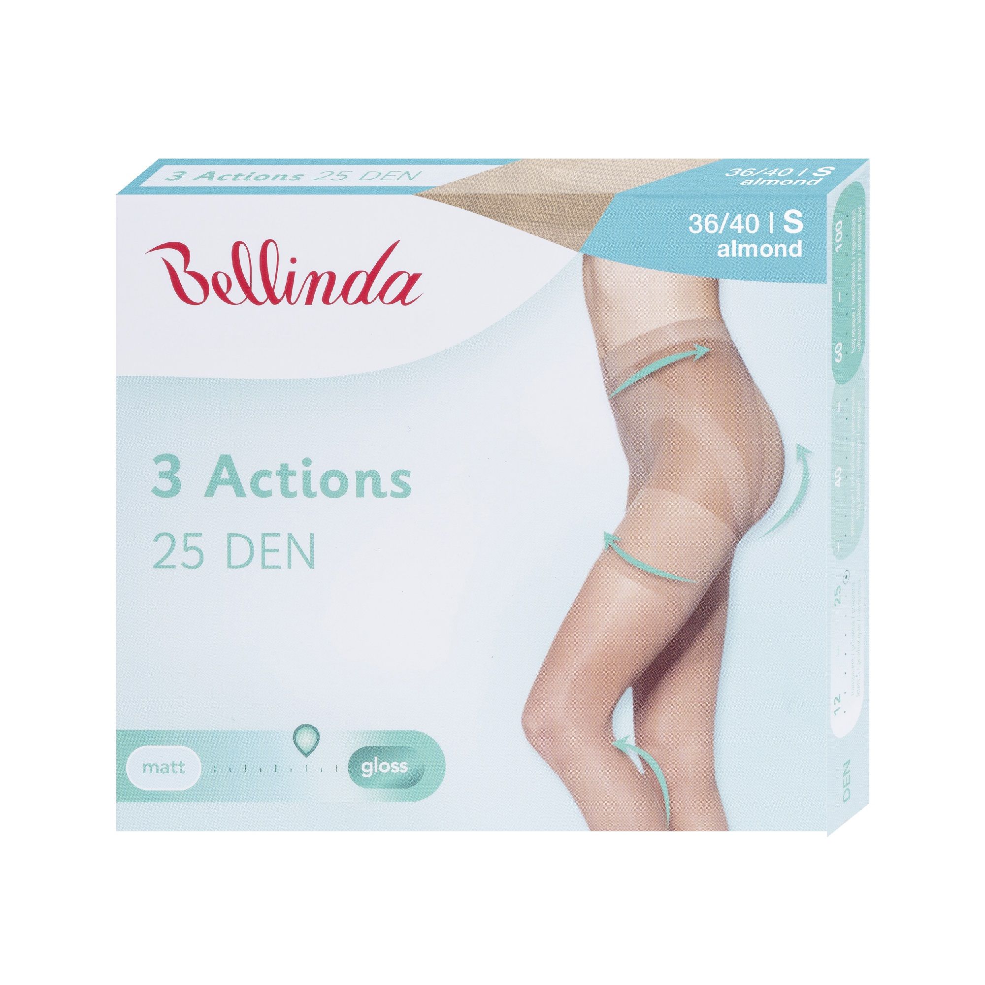 Bellinda Functional dámské formující punčochové kalhoty vel. S 1 ks tělové Bellinda
