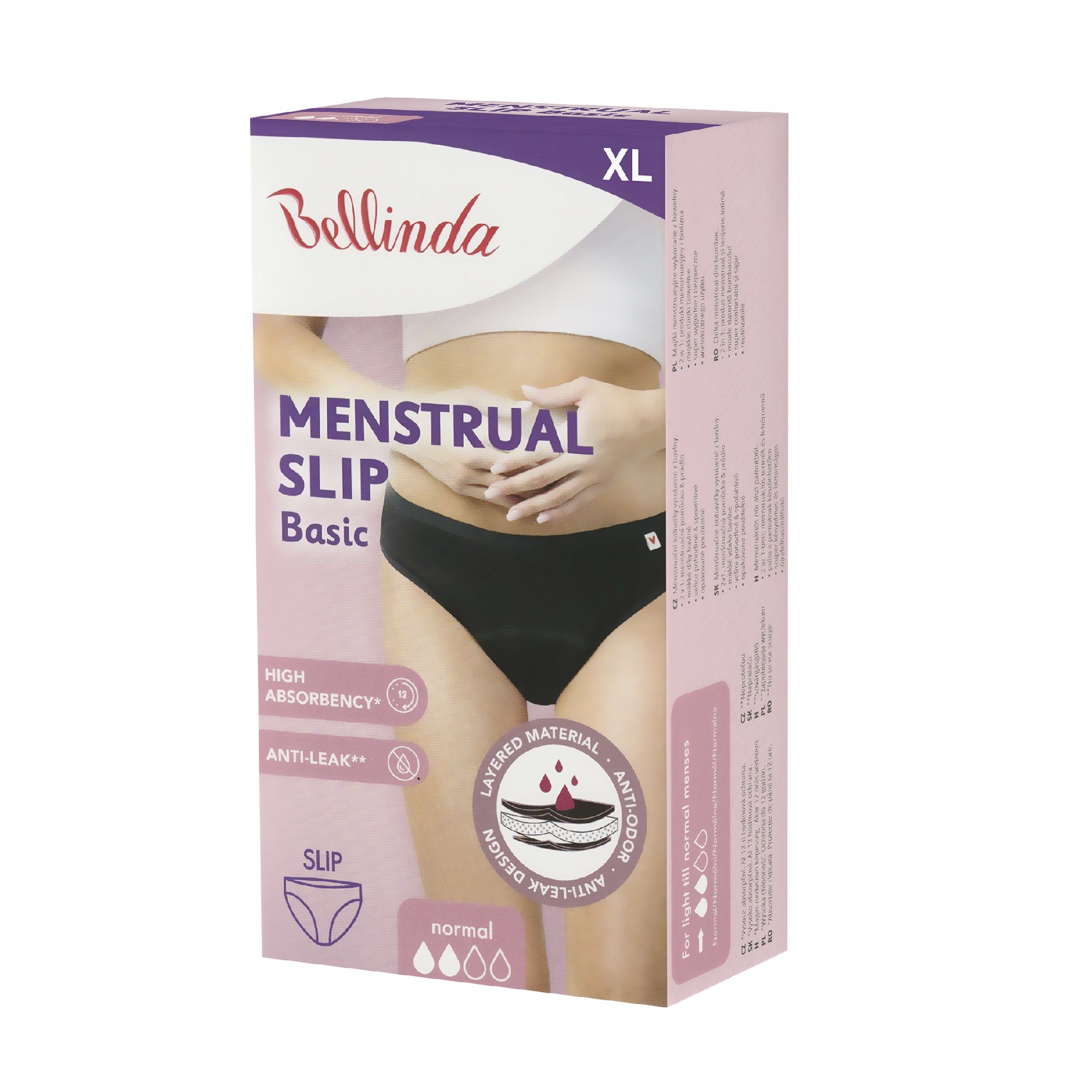 Bellinda Menstruační kalhotky vel. XL 1 ks černé Bellinda