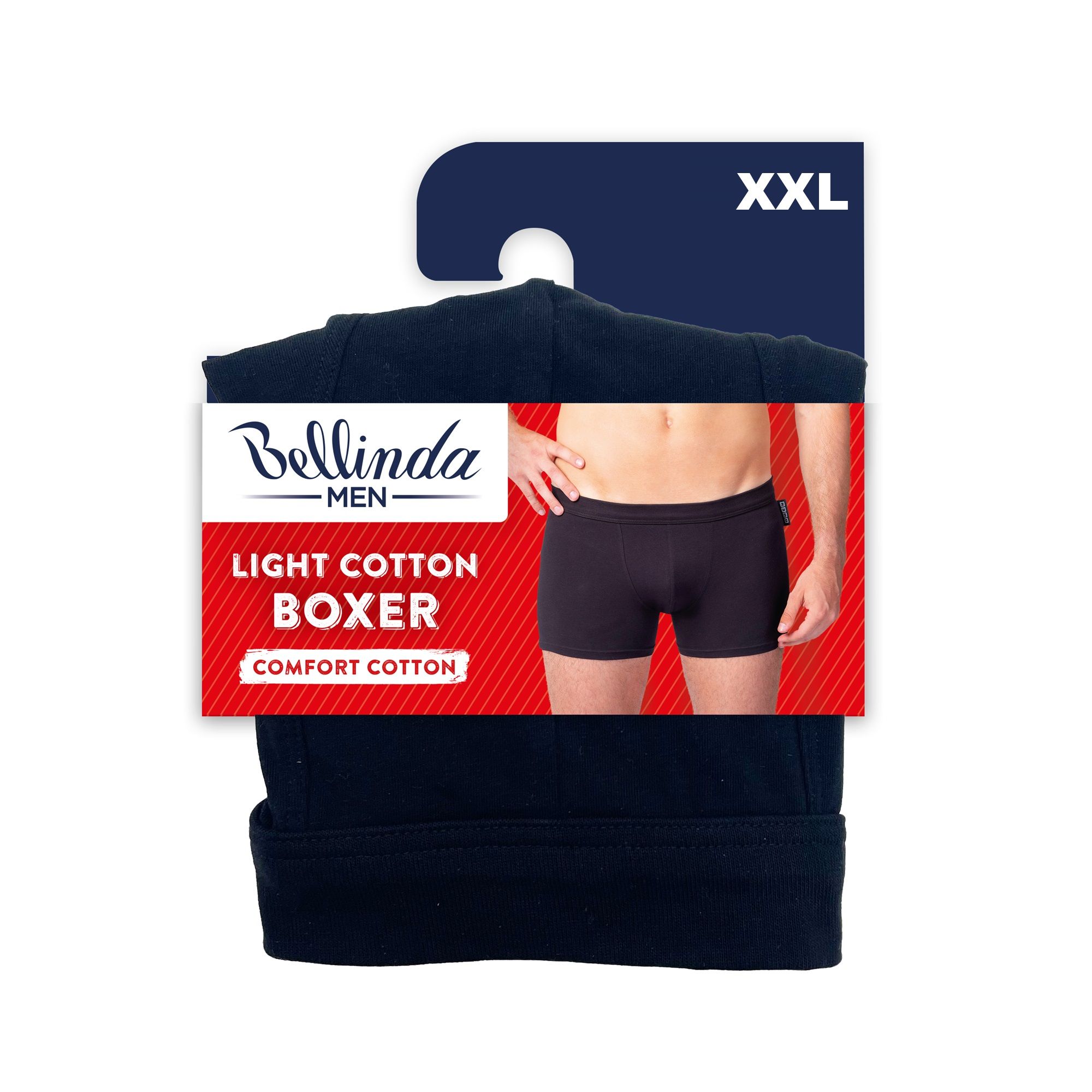 Bellinda Pánské bavlněné boxerky Light cotton vel. XXL 1 ks černé Bellinda