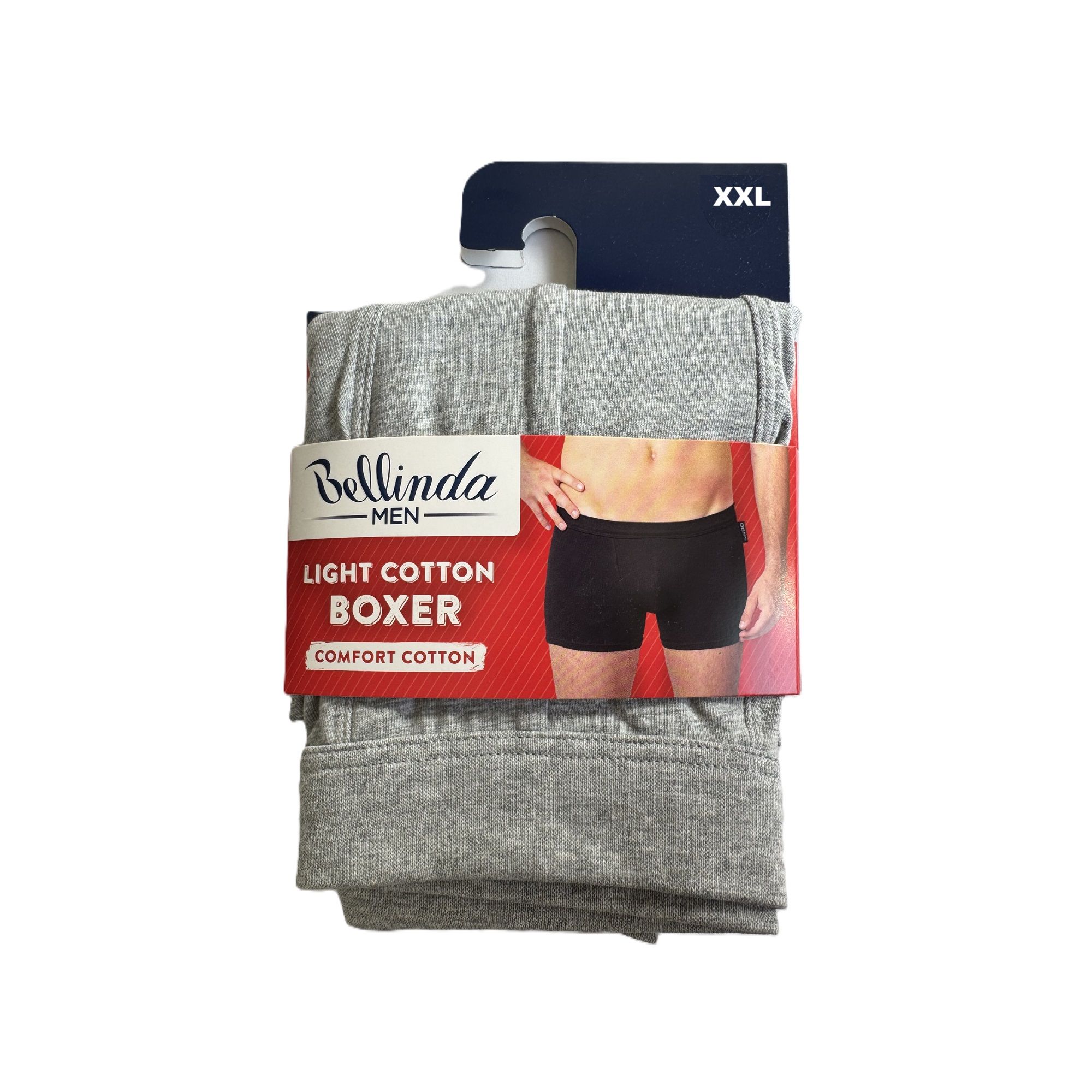 Bellinda Pánské bavlněné boxerky Light cotton vel. XXL 1 ks šedé Bellinda