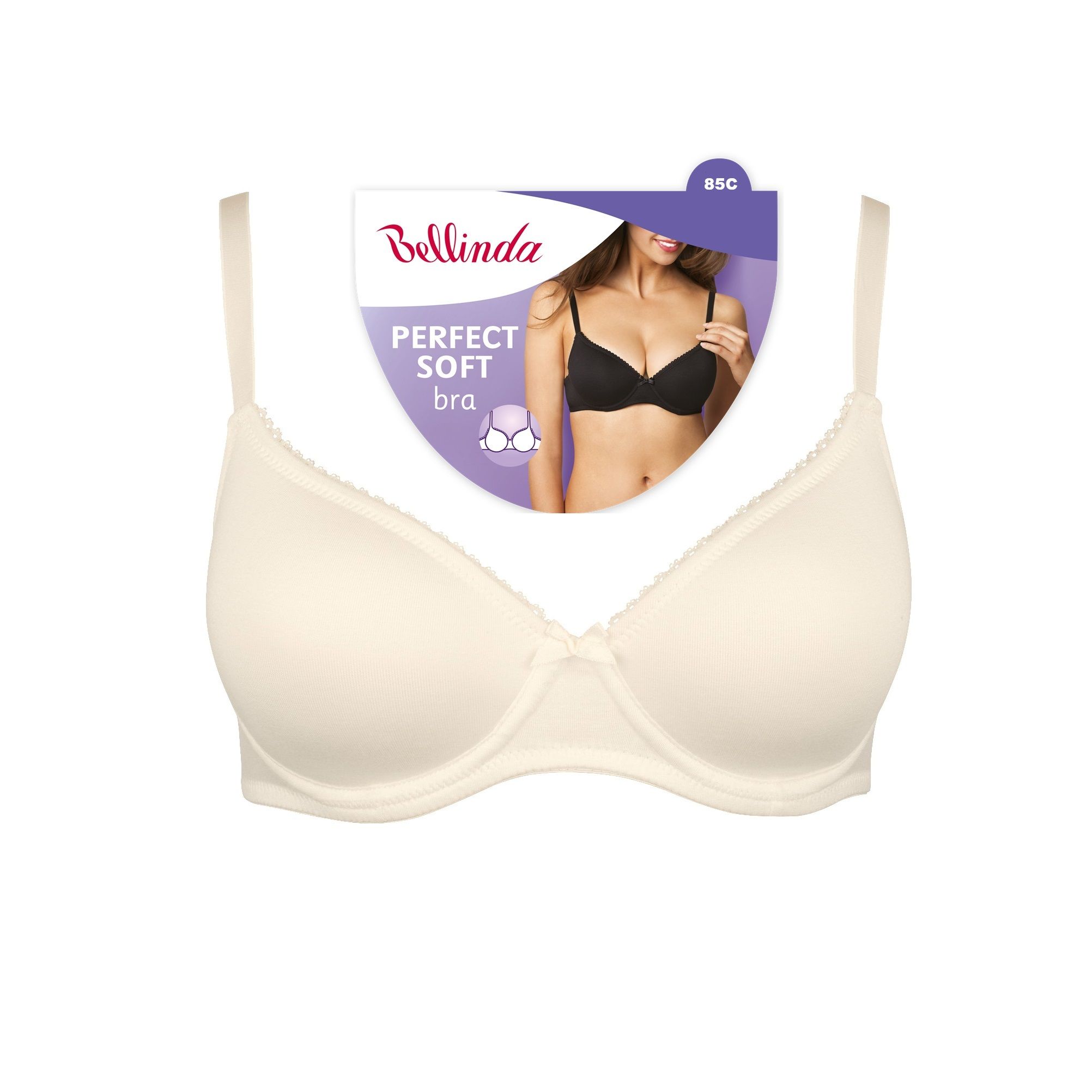 Bellinda Podprsenka Perfect soft 85C krémová Bellinda