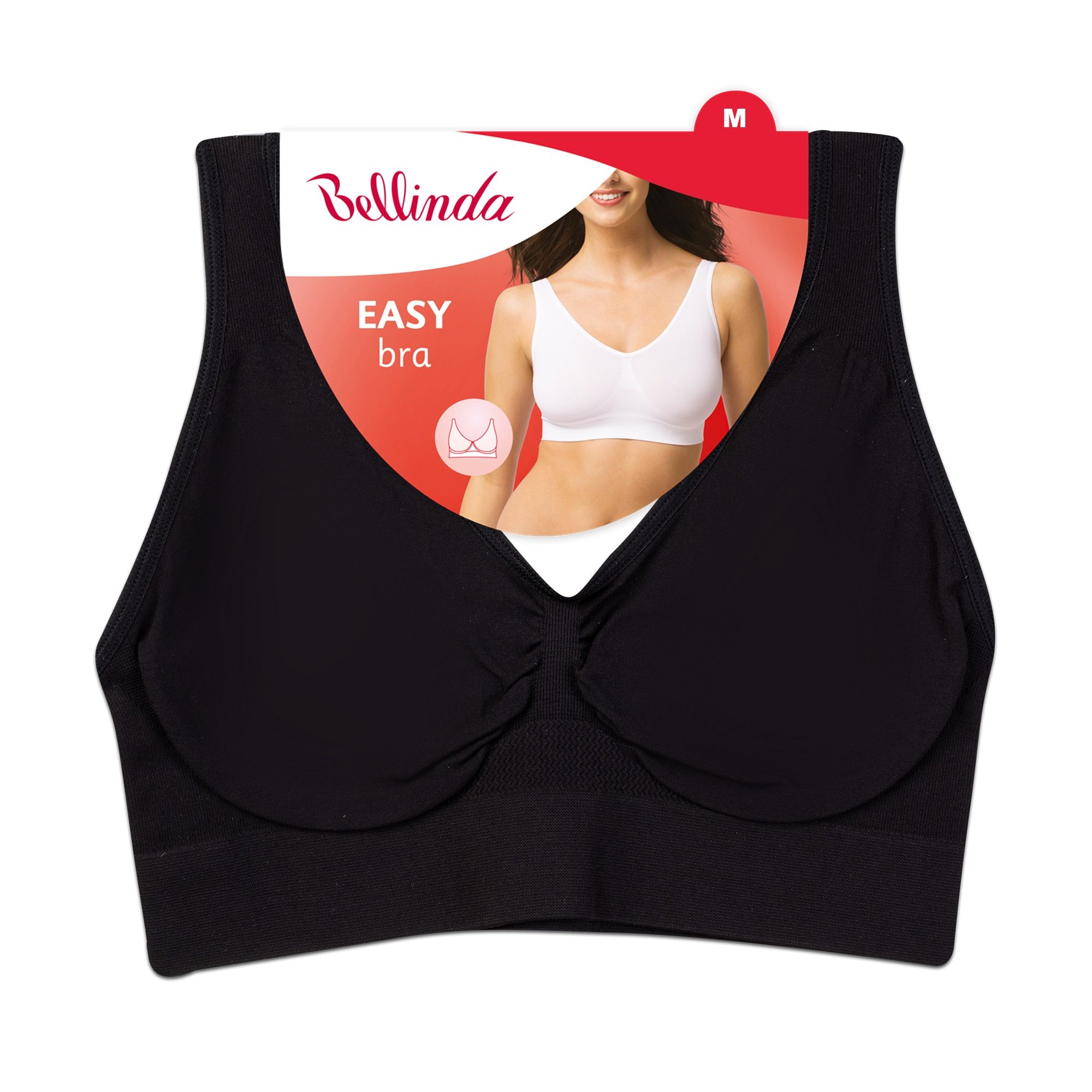Bellinda Podprsenka elastická Easy bra vel. M černá Bellinda