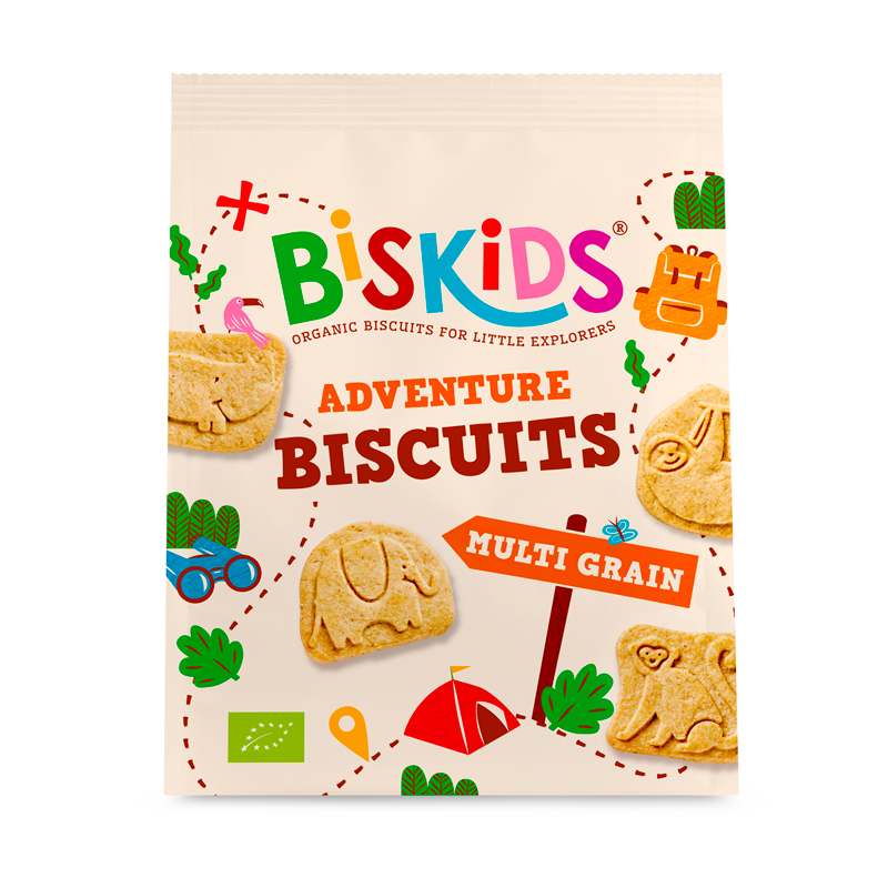 Biskids BIO dětské celozrnné sušenky 100 g Biskids