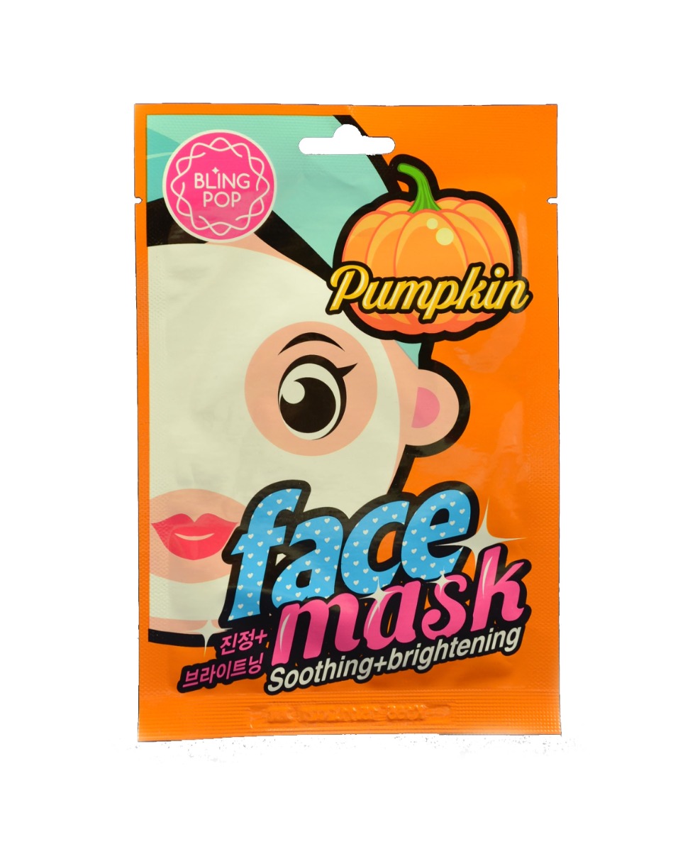 Bling Pop Pumpkin uklidňující a rozjasňující maska 20 ml Bling Pop