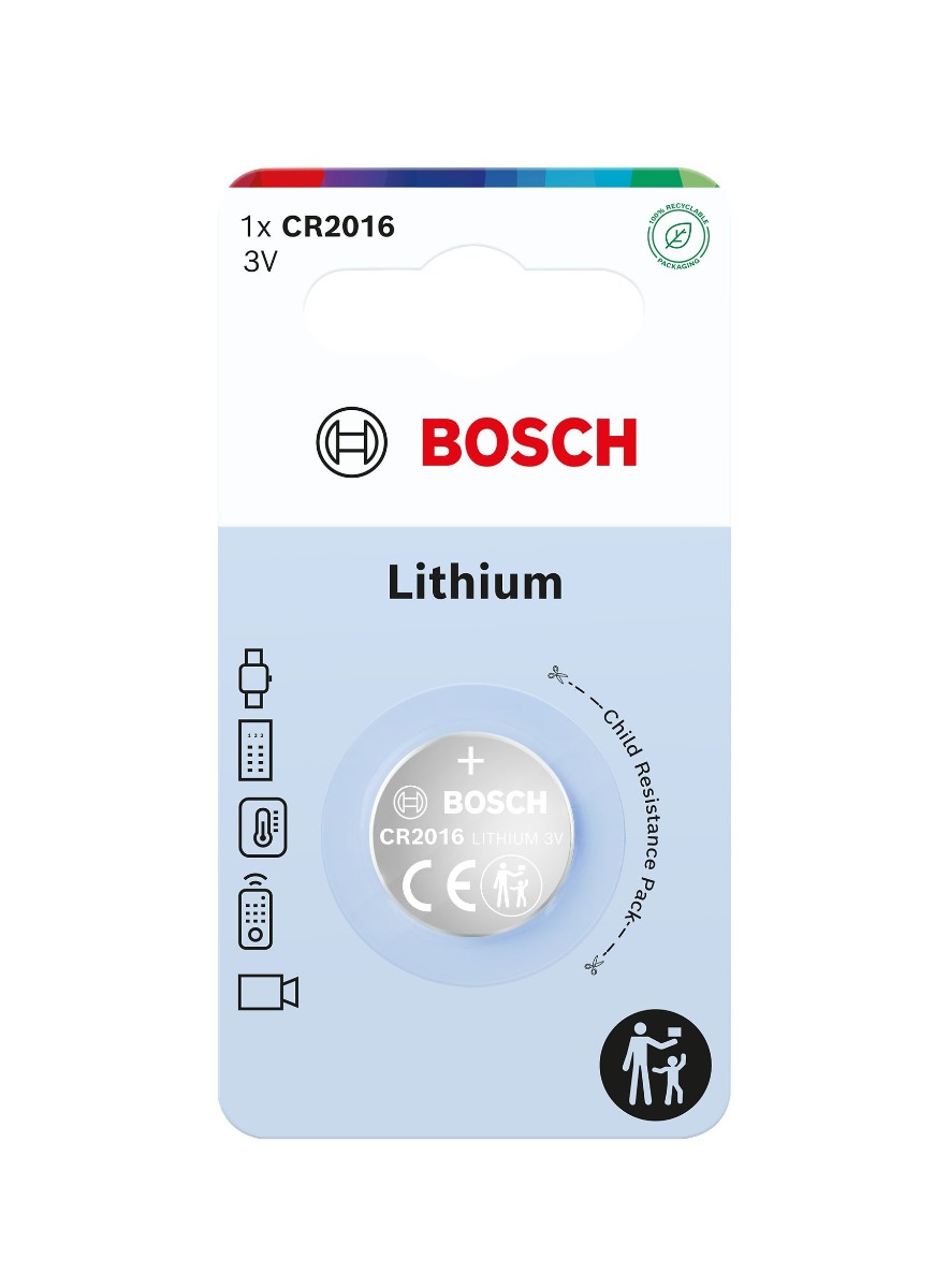 Bosch Lithium Coin CR2016 baterie 1 ks Bosch