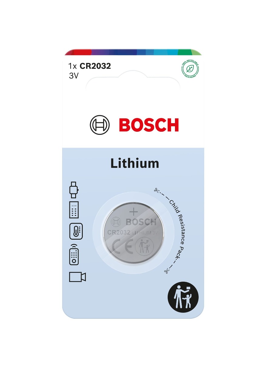 Bosch Lithium Coin CR2032 baterie 1 ks Bosch