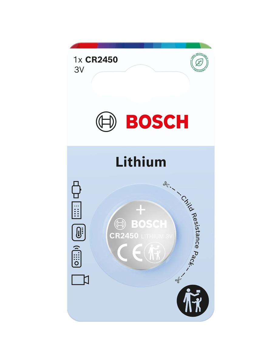 Bosch Lithium Coin CR2450 baterie 1 ks Bosch