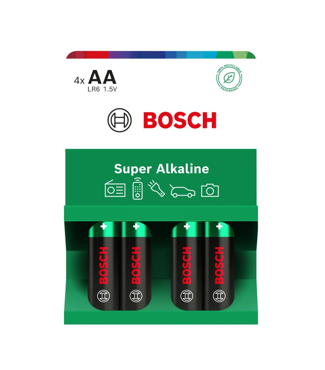 Bosch Super Alkaline AA LR6 baterie 4 ks Bosch